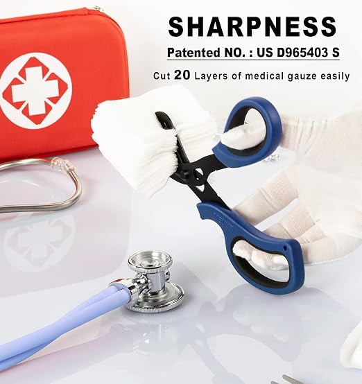 MEUUT 2 Pack Trauma Shears Panted Bandage Scissors - Image 3