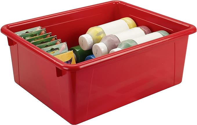 Storex Letter Size Deep Storage Tray – Organizer Bin by Storex