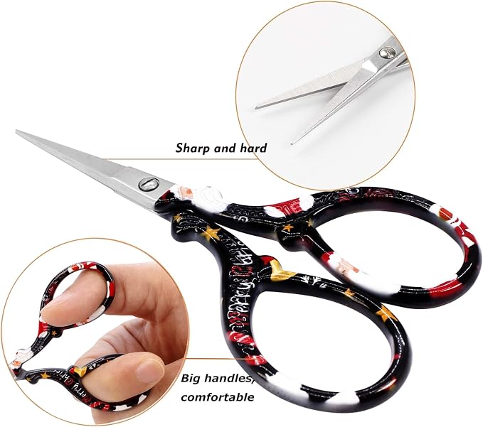 Scissors Small Sewing Scissors 3.6Inch Embroidery Scissor Small Precision - Image 3