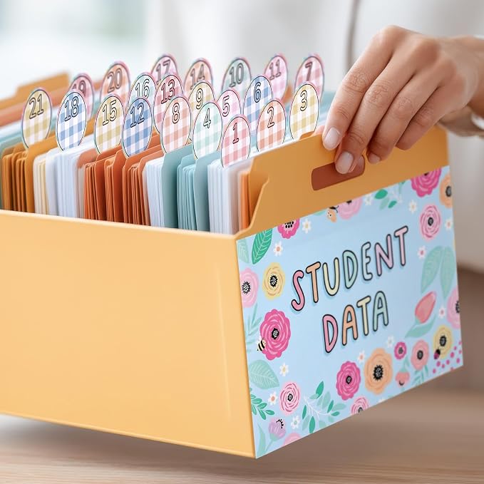 Marspark 10 Set Classroom Organization Folder Labels - Image 4