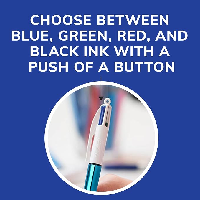 BIC 4-Color Retractable Ballpoint Pen - Image 7