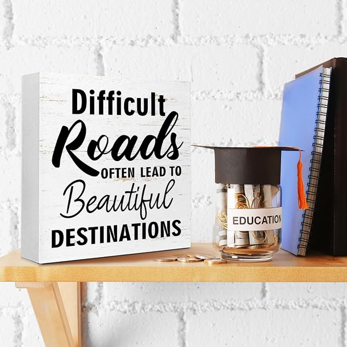 Inspirational Wood Box Sign - Image 4