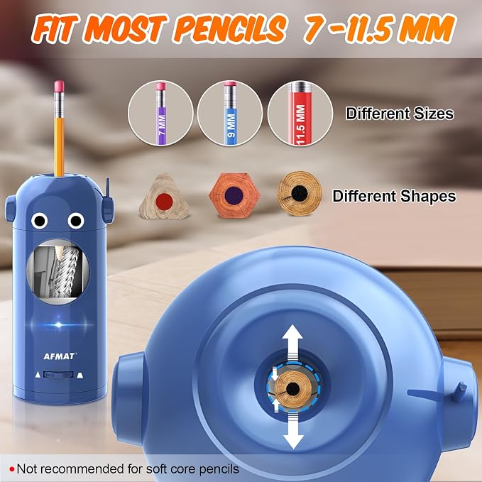 AFMAT Electric Pencil Sharpener - Image 3
