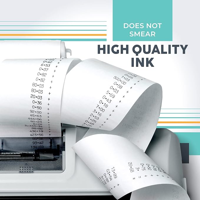 CATIGA IR-40T Ink Roller Cartridge for Printing Calculators and Adding Machines, Black/Red Pack of 2, Used with Casio HR-100TM HR-150TM HR-170RC, Sharp EL-1750V EL-1801V, CP30A CP90A-DeskLoop Office