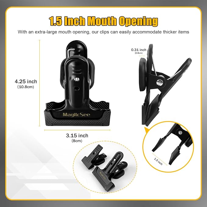 2 Pcs Heavy Duty Magnetic Clips - Image 5