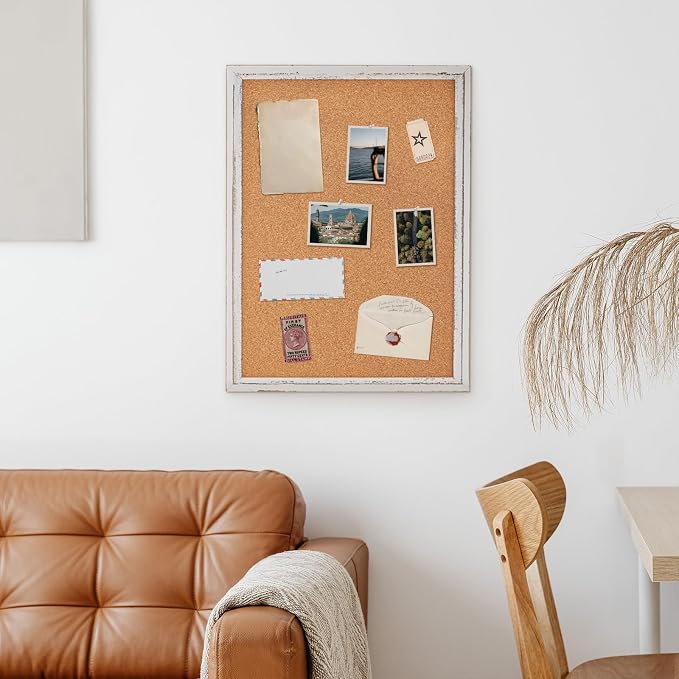 DOLLAR BOSS White Cork Board for Wall - Image 8