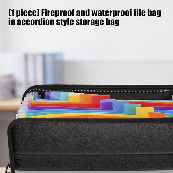 Heat Document Folder with Water Fabric and Expandable Storage - Image 6