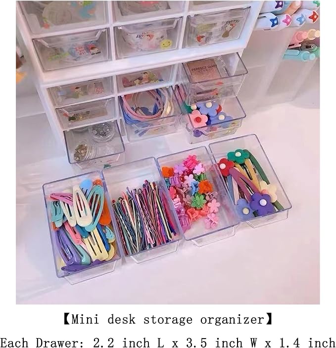 Feadily 2PCS Small Drawer Organizer - Image 4