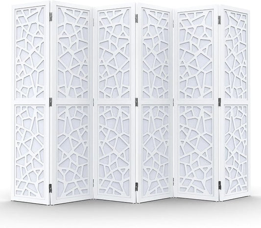 VINGLI 70'' H Room Divider, Non-Woven Fabric Privacy Screen, Indoor Partition by VINGLI