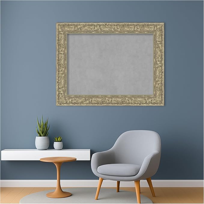 Amanti Art Silver Framed Magnetic Board 27x35 Medium Vision Board - Image 5