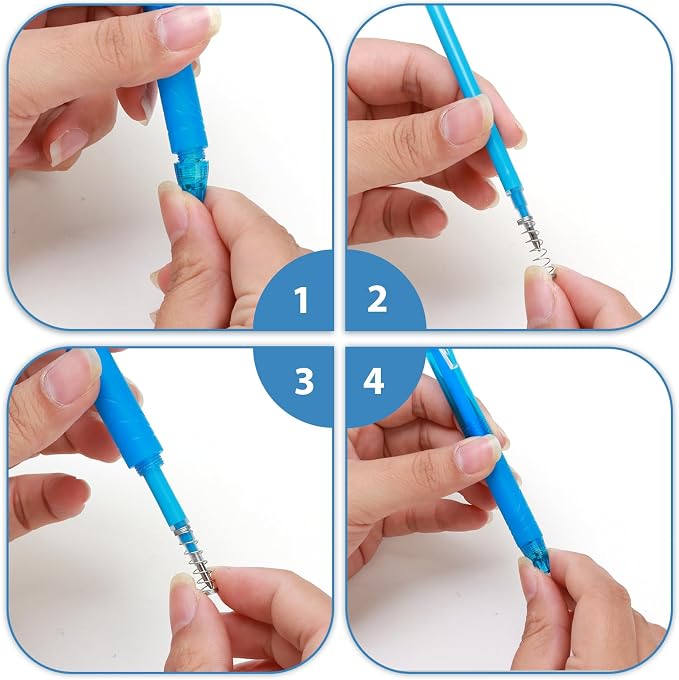 16 Pcs 0.7 mm Erasable Pen Refills Compatible - Image 4