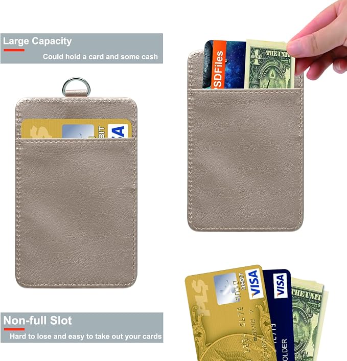 PU Leather ID Badge Holder, Life-Mate ID Badge Holder - Image 4