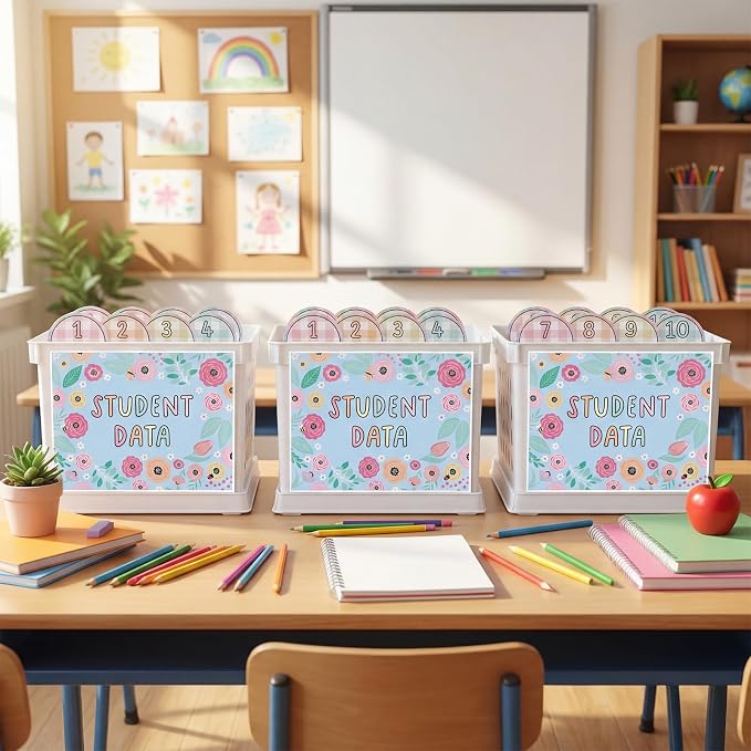Marspark 10 Set Classroom Organization Folder Labels - Image 6