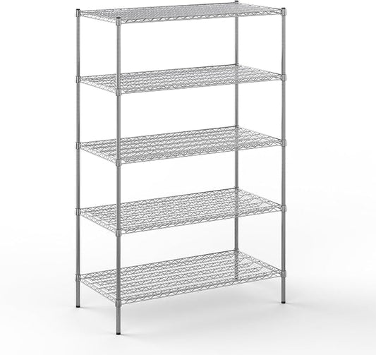 Regal Altair 24" Deep x 48" Wide x 74" Height Wire Shelving Kit | 5-Tier | NSF by Regal+Altair