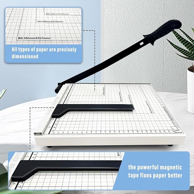 12" Guillotine Paper Cutter, Paper Cutter - Image 4