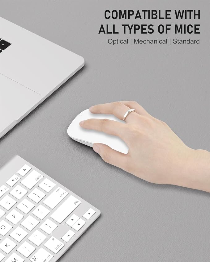 Desk Pad, 23.6" x 13.8" PU Leather Non-Slip Desk Mat Large Mouse Pad - Image 4