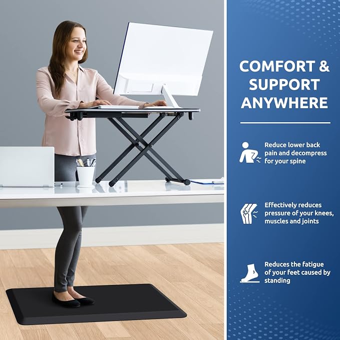 KitchenClouds Kitchen Mat Cushioned Anti Fatigue Kitchen Rug Non Slip Standing - Image 4