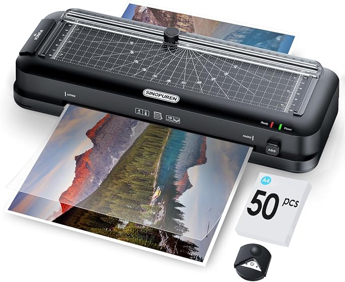 Teacher Laminator Kit, 5-in-1 Laminator by SINOPUREN