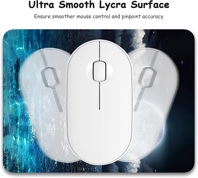 Dapesuom Small Mouse Pad, 6 x 8 Inch Thick Rubber Premium-Textured Non-Slip - Image 3