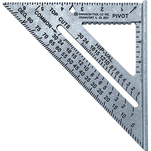 Swanson Tool Co S0101 7 Inch Speed Square - Image 7