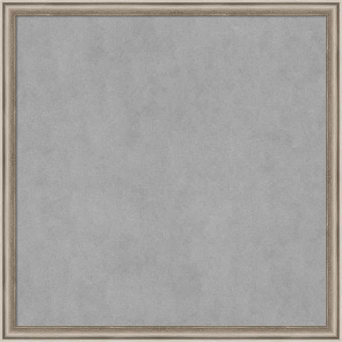 Amanti Art Silver Framed Magnetic Board 26x26 Medium Vision Board by AmantiArt