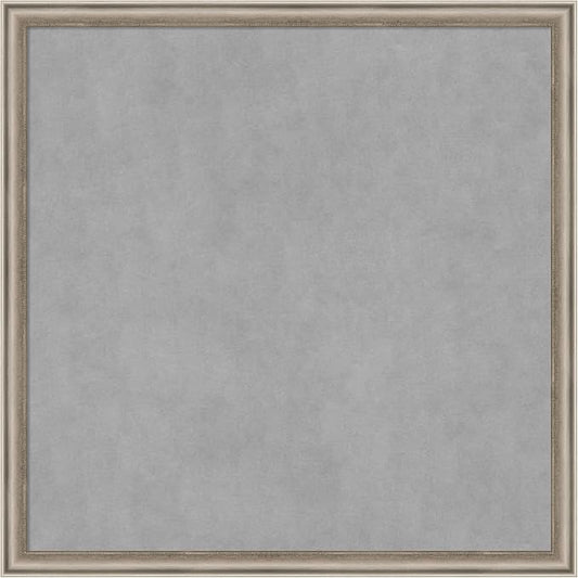 Amanti Art Silver Framed Magnetic Board 26x26 Medium Vision Board by AmantiArt