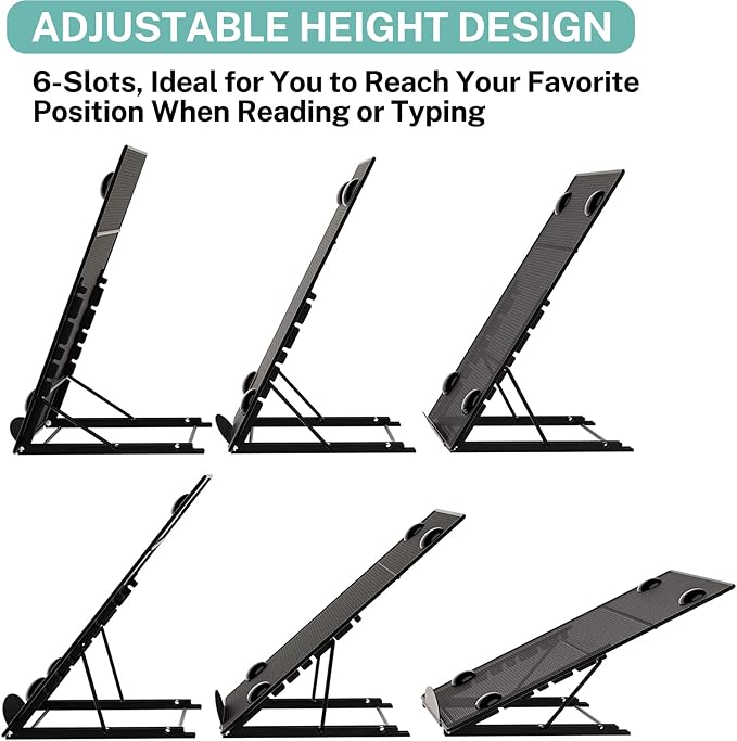MaxGear Desktop Document Holder, Foldable Copy Holder Stand - Image 3