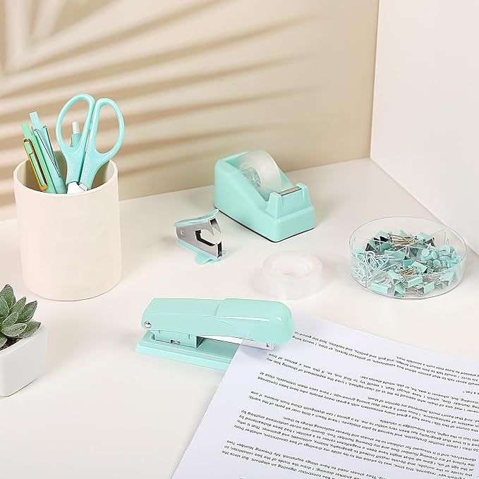 SKYDUE Teal Office Supplies Set - Image 7
