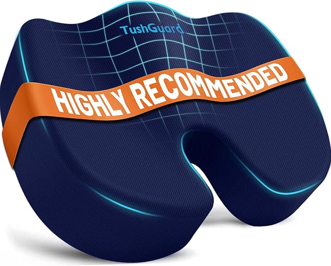 TushGuard Seat Cushion, Office Chair Cushions, Car Seat Cushion, Non-Slip by TushGuardSeatCushonsPillows