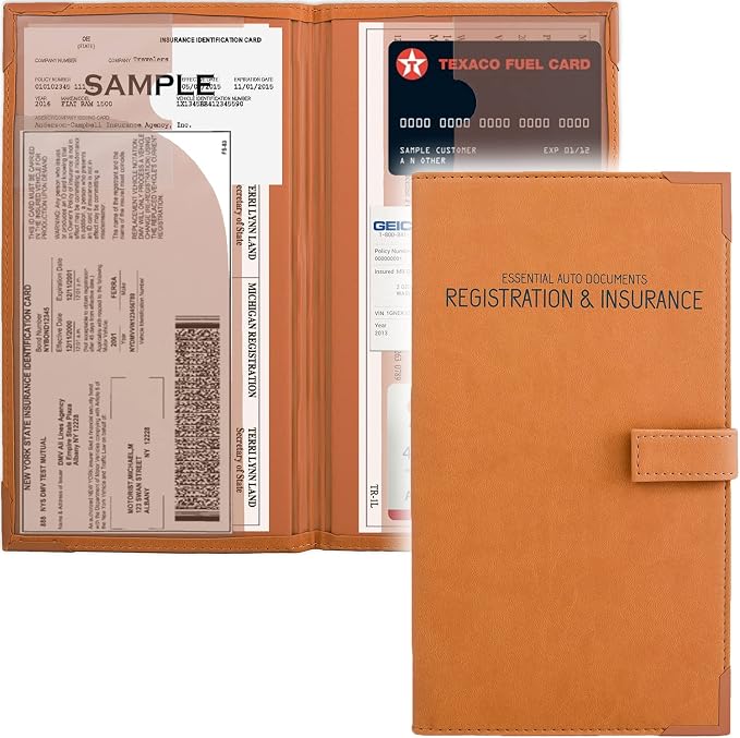 Auto Insurance and Registration Card Holder by PlusXpres
