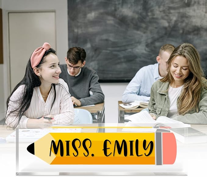 Gowelly Office Teacher Acrylic Name Plate - Image 4