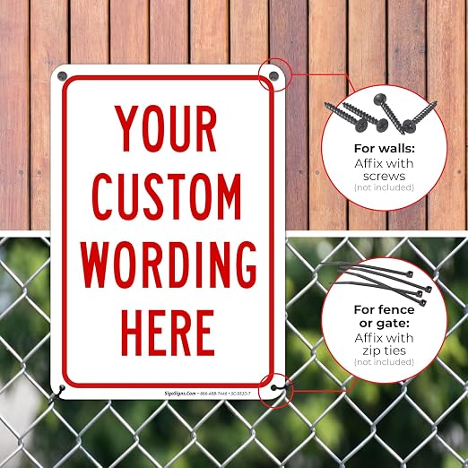 Custom Sign, Personalized Metal Signs - Image 5