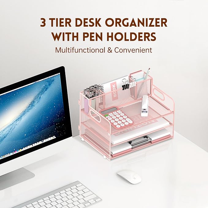 SUPEASY 3 Tier Desk Organizer - Image 2