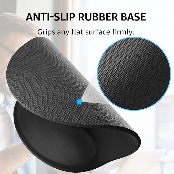 KTRIO Ergonomic Keyboard Wrist Rest & Mouse Pad - Image 4