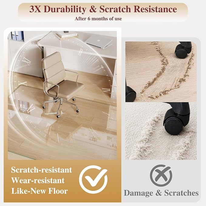 Office Chair Mat for Carpet - Image 3