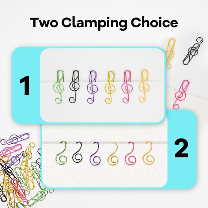 Paper Clips, Cute Paperclips Bookmarks Planner Clips, School/Office Supplies - Image 4