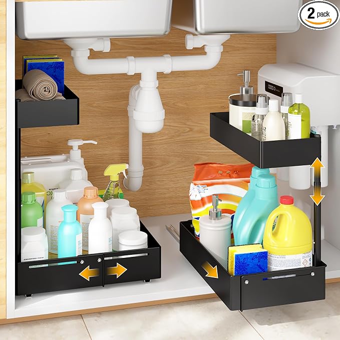 Henyol 2Packs Under Sink Organizer by Henyol