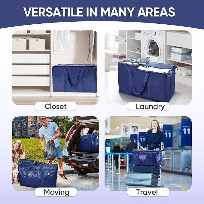 TICONN 2 Pack Extra Large Moving Bags Heavy Duty - Image 9