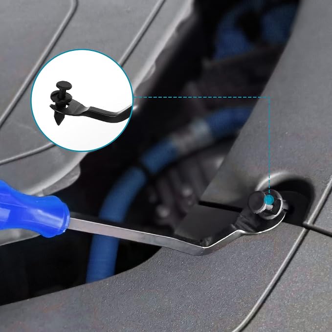 1365Pcs Car Push Retainer Clips Body Clips Plastic Fasteners Kit Fender Rivet - Image 4