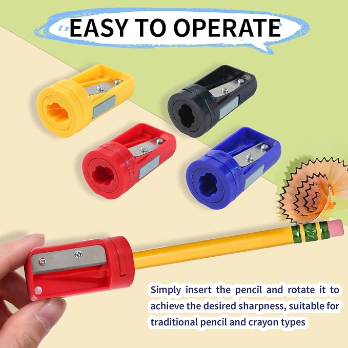 12 Pack Carpenter Pencil Sharpener Portable Manual Pencil Sharpener Cutter - Image 4