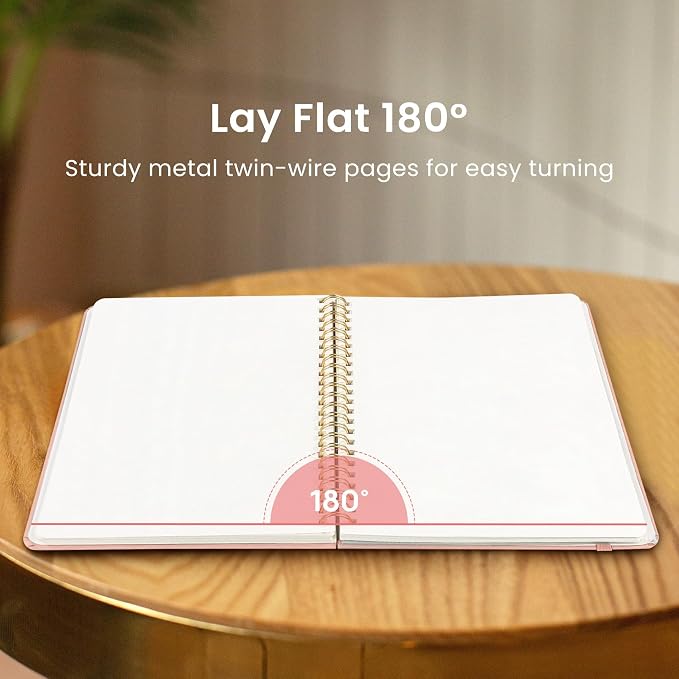 Taja Blank Spiral Journal Notebook - Image 4