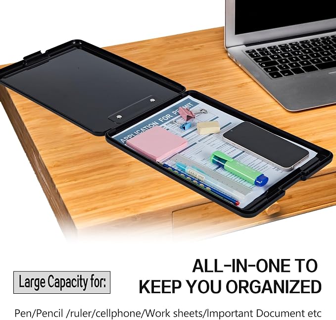 A4 Clipboards, Heavy Duty Waterproof Nursing Plastic Folder Clipboard - Image 5