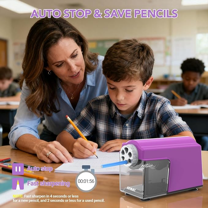 AFMAT Electric Pencil Sharpener - Image 4