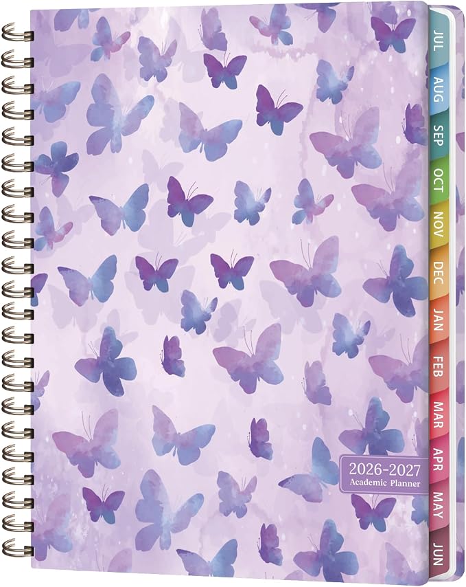 Planner 2026-2027, Weekly and Monthly Academic Planner, July 2026 by VALOME