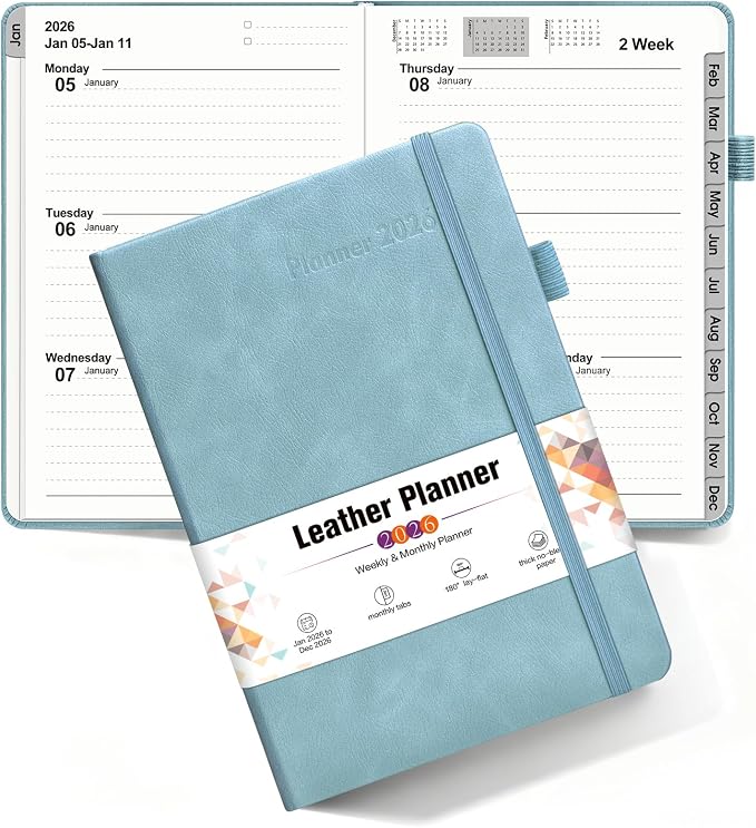 2026 Weekly & Monthly Planner, 12 Months Hardcover Planner from January 2026 by Unknown