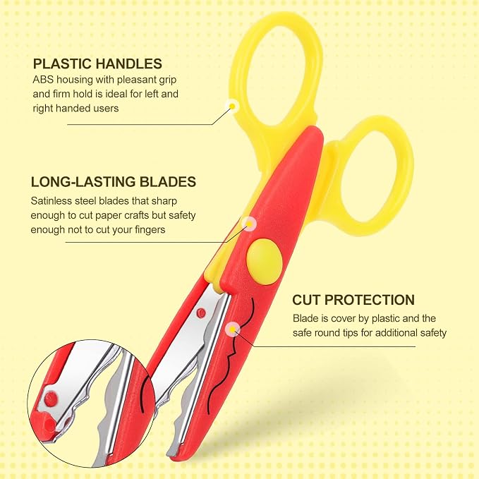 UCEC 6 Pack Craft Scissors - Image 6
