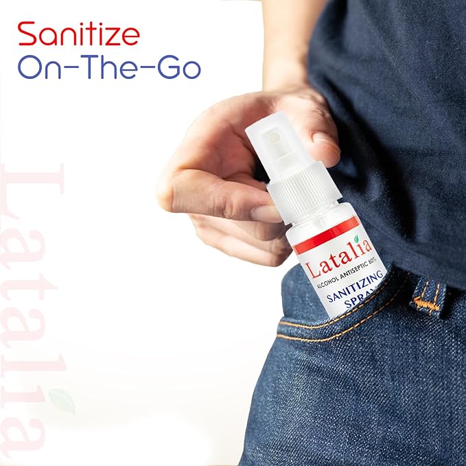 Hand Sanitizer Spray - Pack of 24 Unscented Spray Hand Sanitizer for Hands (1.85 fl. oz & 55 ml)-DeskLoop Office