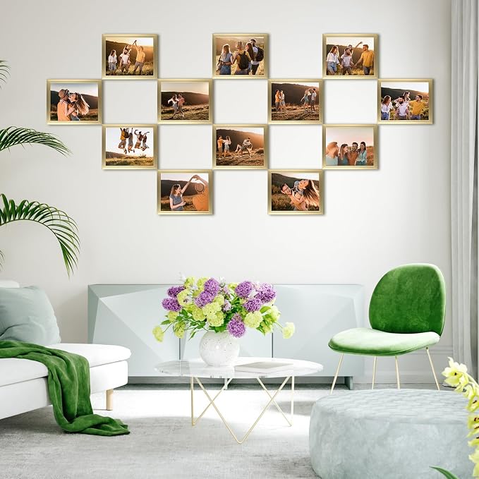 Giftgarden 8x10 Picture Frame Gold Set of 12 - Image 5