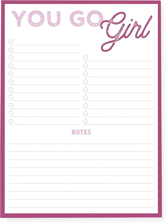 Graphique Large Notepad, Future is Female – 6" x 8", Cute Notepad by GraphiquedeFrance