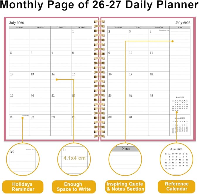 Daily Planner 2026-2027 - Image 3